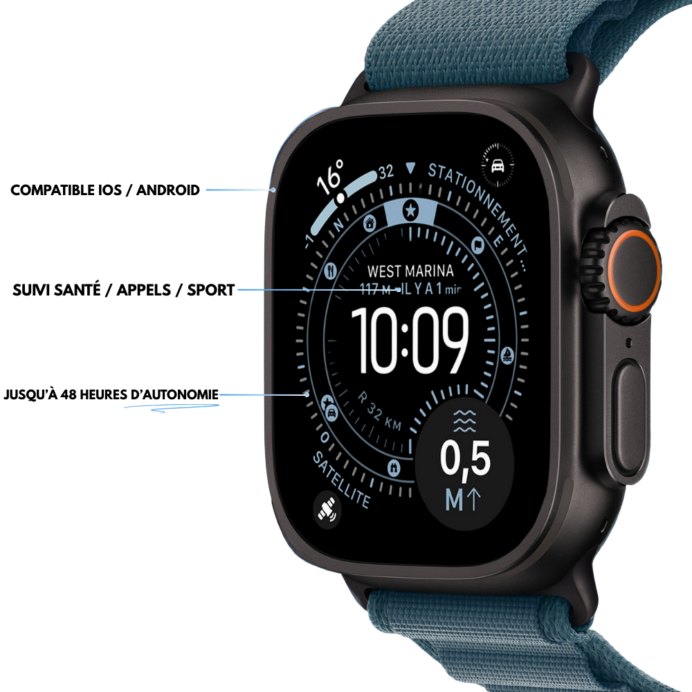 Montre Connectée AuraUltra 2